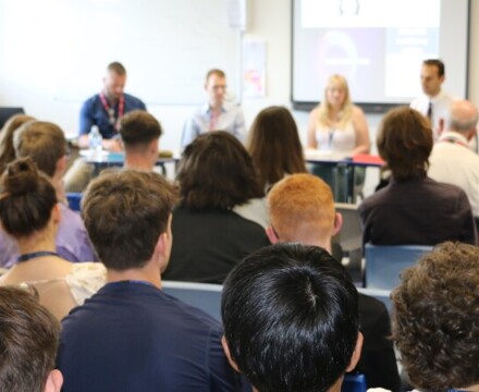 Hustings event chaired by student daisy harris